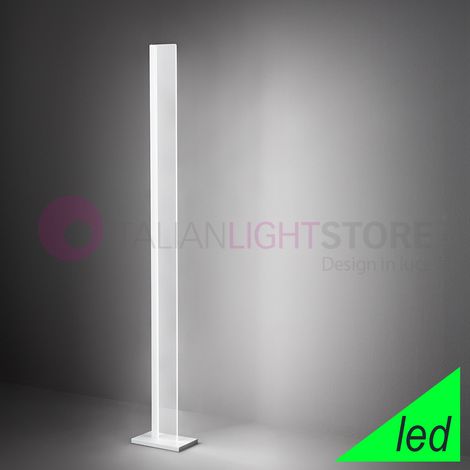 Piantana in metallo colore bianco Tape dimmerabile LED 34W CCT 3000K 4000K 6000K 2720Lm biemissione (1/4)