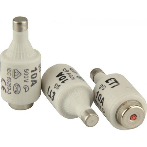 Dii Fusible 10A 500V E27 Pack De 5 Unidades