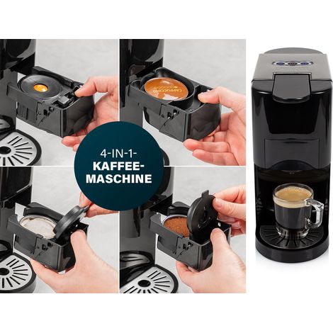 Kapselkaffeemaschine 19bar 4in1 für Kapseln, Pads & Kaffeepulver (1/5)