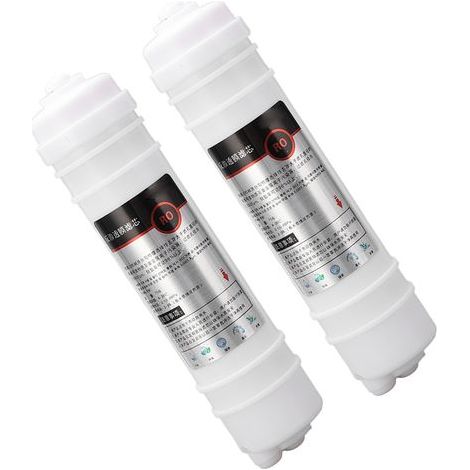 2 Stück Wasserfilterelemente als Ersatz für RO-Membranen im koreanischen Stil mit Schnellanschluss, 10 Zoll, 75 g (1/5)