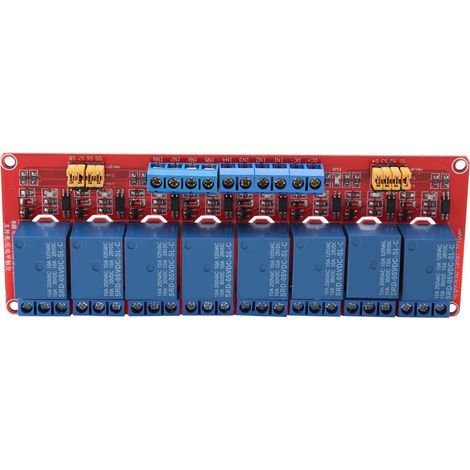 Carte de module relais optocoupleur 8 canaux, déclenchement haut et bas 5 V