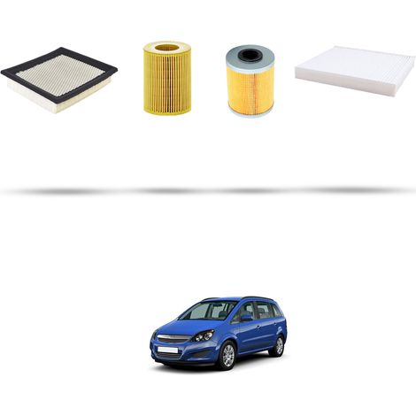 Kit tagliando 4 filtri compatibile con Opel Zafira B 1.7 Cdti 92kw dal 2008 (1/5)