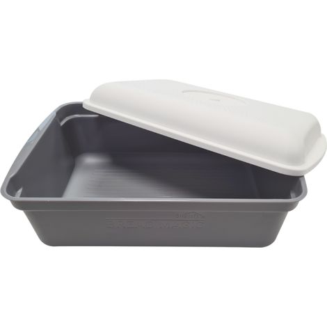 Boîte de conservation Bread Magic - Venteo - Pour le pain et les viennoiseries - Préserve la saveur - Base antidérapante - Séparateur d'aliment - Technologie de contrôle de l'humidité (1/5)