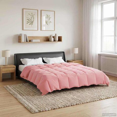 Sommerdecke Gepolstert Rosa 220 x 260 cm Mikrofaser
