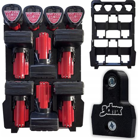 ORGANIZADOR PACKOUT PARA BATERÍAS MILWAUKEE M12 (10 BATERÍAS + GRATIS) (1/5)