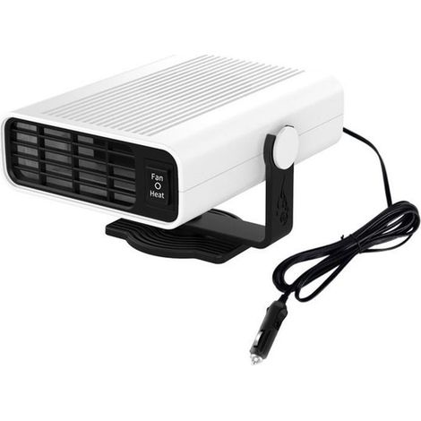 Calefactor de coche de 150 W y 12 V: Calefactor portátil con ventilador para coche de 12 voltios，calefactor con ventilador para coche (1/2)