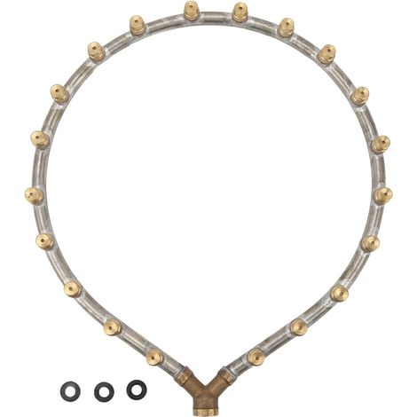 Buse D'atomisation De Jardin, Buse Annulaire en Forme D'anneau à Tête Multiple G3/8 à Filetage Femelle pour L'irrigation Agricole De Jardin(20 Head) (1/5)