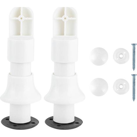 Lot de 2 pieds réglables pour meubles de cuisine et salle de bain (1/5)