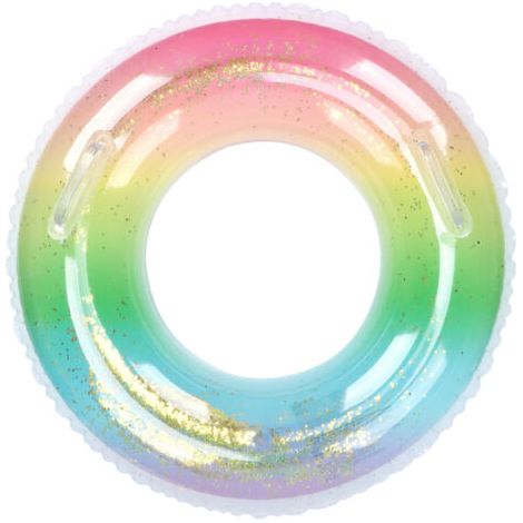 Bouée gonflable colorée pour enfants, jouet de bain pour les vacances à la plage (1/5)
