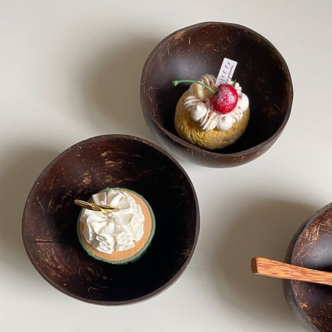 Reisschale, Dessertschale, süße Suppenschale, Frühstücksschale, Kokosnussschale (1/5)