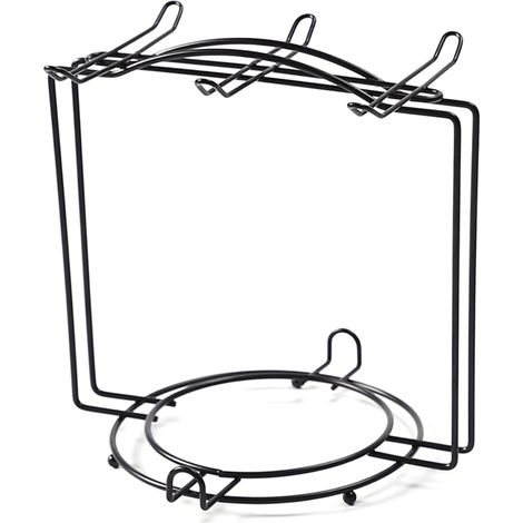Égouttoir de cuisine, porte-tasses à café, porte-verres, support pour assiettes, égouttoir, organisateur de vaisselle, étagère suspendue avec 6 crochets-AquaForge