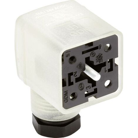 Connecteur d'électrovanne série GDM21F6 transparent GDM21F6-V2Y-10D 934888036 Lumberg Automation Contenu: 1 pc(s) (1/3)