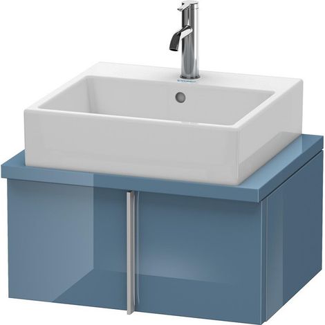 VERO mobile basso consolle 285x600x448mm blu pietra lucida