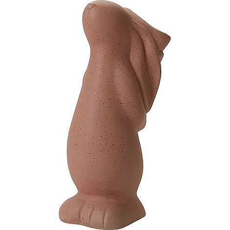 Vase décoratif en céramique nordique blanc vase séché fleurs figurine mignon lapin rose pour entrée bureau étude (1/2)