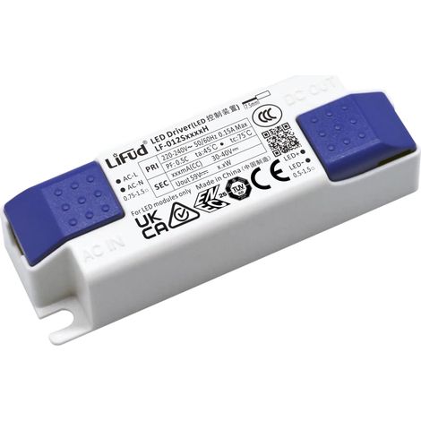 Driver  220-240V Salida 30-40V 300mA DC 12W LF-012S0300H 12 W (1/3)