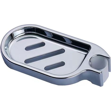 Jabonera sin taladro, soporte para ducha, soporte para cabezal de ducha, jabonera, desagüe para ducha, jabonera para inodoro (1/5)