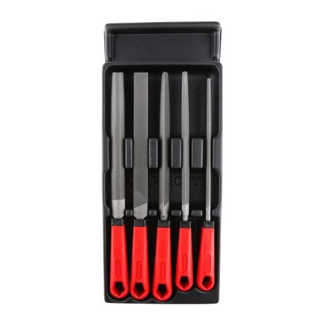 Facom – Kit de limes d'atelier 5 pièces – Longueur 175 mm – Dimensions 418 x 175 mm – Pour finition précise bois et métal (1/6)