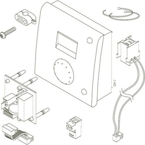 SONDE AMBIANCE JOURNALIER REG 54 BOSCH THERMOTECHNOLOGIE 7716900711