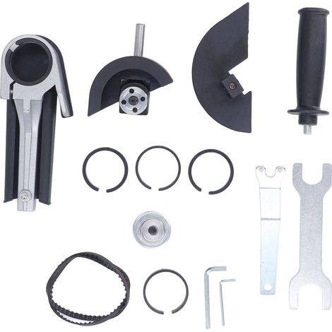 Kit di conversione per smerigliatrice angolare 5/8-11, filettatura americana, adattatore universale per testa, per scanalatura e smerigliatura. (1/5)