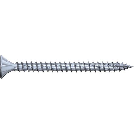 Vis à tête fraisée Jet-Fast® bleu-galvanisé (Silverline) 3,5x25 VG UE: 1000