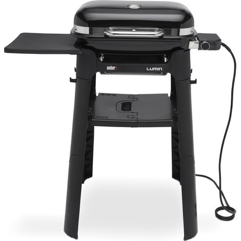 Barbacoa Eléctrica Weber Lumin Con Soporte Negro Cód. 92010853