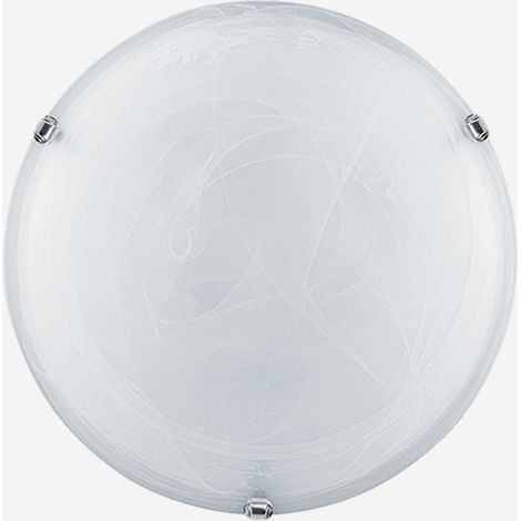 Plafonnier de plafond en verre satiné Duna (1/2)