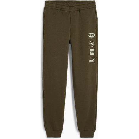 Puma Power Graphic FL CL Jungen-Jogginghose, grün, 68186070, Größe 152 (1/5)