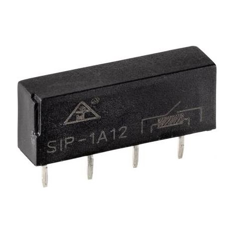 TRU COMPONENTS SIP1A12 Relais Reed 1 NO (T) 12 V/DC 0.5 A 10 W SIP-4 A428672 (1/3)