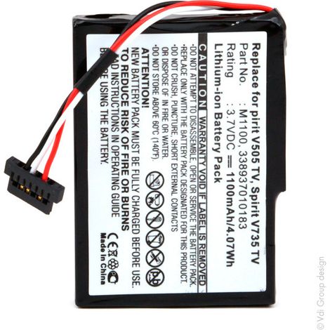 NX - Batterie GPS 3.7V 1100mAh - 338937010183M1100 (1/5)