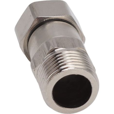 Lot 5 raccords plomberie G1/2 – filetage femelle – acier inoxydable – matériel gaz / construction – adaptateur (1/5)