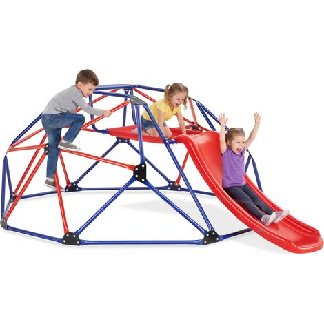 Structure d'escalade Freeclimber avec toboggan, résistante aux intempéries - (1/5)