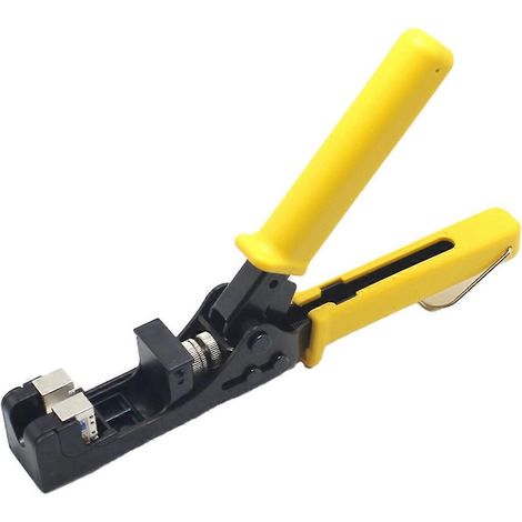 RJ45 Netzwerkstecker-Crimpzange, Drahtschneider mit Cat5E, Cat6 und Cat7-Anschluss