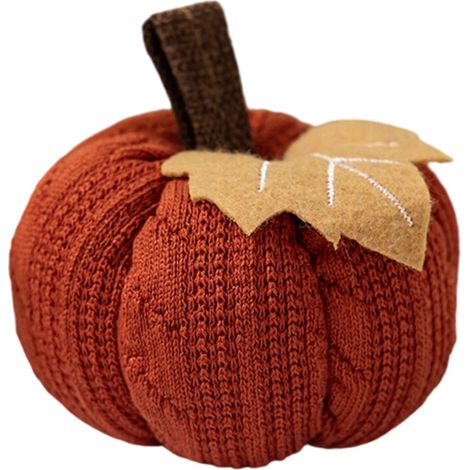 Zucca all'uncinetto ispirata alla Piccola Zucca Arancione