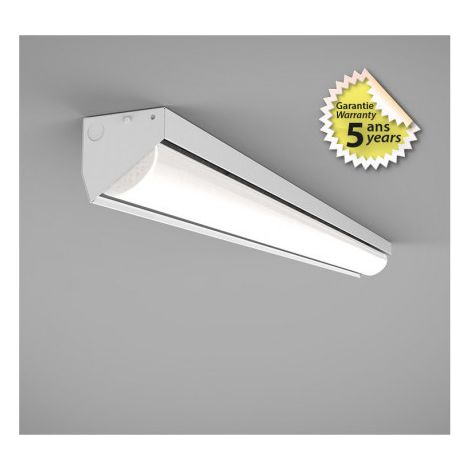 Plafonnier LED Asymétrique Saillie/Suspendu AC200/240V 25W 3950lm 110° 1225mm IP20 - Blanc Naturel 4000K (1/5)