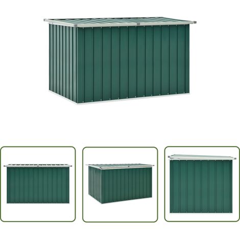 The Living Store Boîte de rangement de jardin Vert 149x99x93 cm - Boîte De Rangement Jardin - Coffre De Jardin - Rangement Extérieur - Meuble De Jardin - Stockage Jardin (1/5)