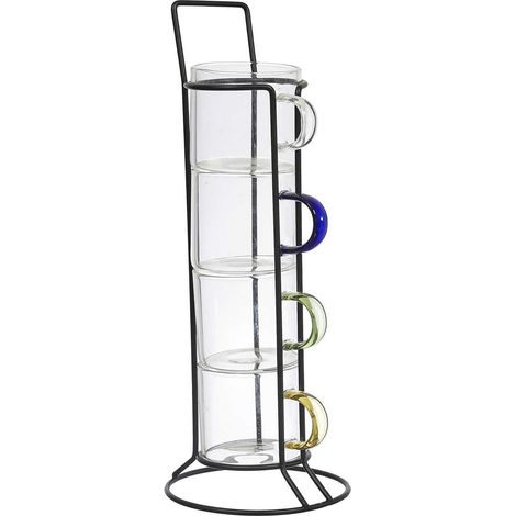 Set di 4 bicchieri da caffè espresso COLORATI (1/5)
