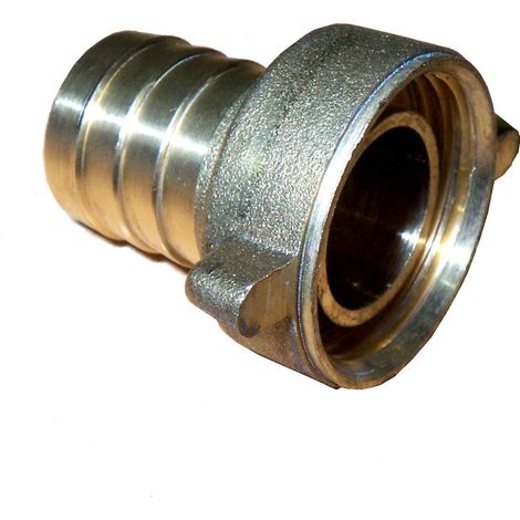 Accesorio de latón Racor grifo manguera hembra ¾" (2 piezas)