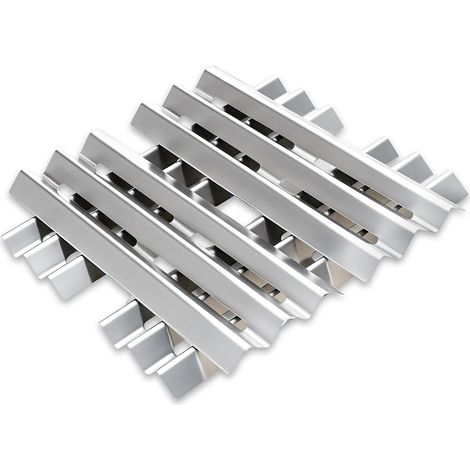 Lot de 4 cache-brûleurs en acier inoxydable pour barbecue à gaz LEX 485 605 730, Legend 485 605, 605, Mirage 485, Lifestyle 485, Lifestyle 485 (1/5)