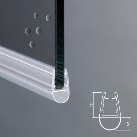 Guarnizione Box Doccia Ricambio Verticale Vetro 4 mm 5 mm EC-423
