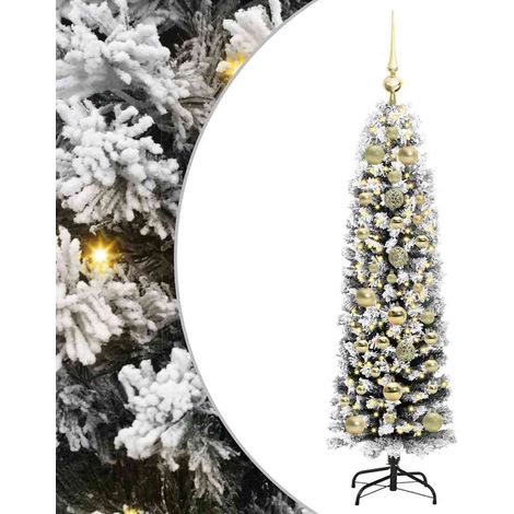 Árbol de Navidad artificial Verde 150 cm PVC, Acero y Plástico vidaXL