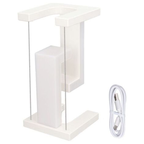 Eosnow Lampe de bureau à lévitation magnétique 3 niveaux de contrle tactile LED lampe de bureau pour chambre bureau décoration de la maison cadeaux blanc (1/4)