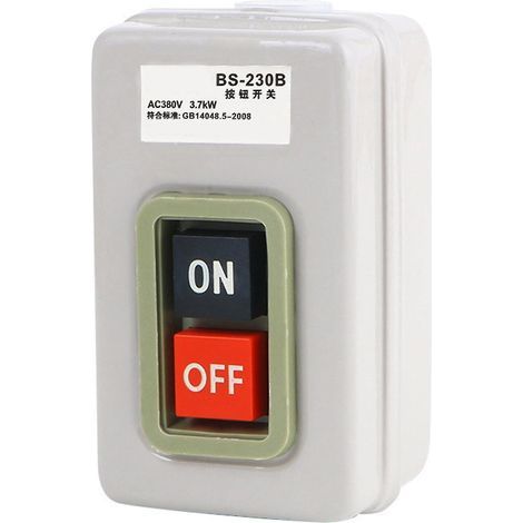 Drucktaster-Steuerbox für 3,7 kW 380 V Drehstrommotor, 3,7 kW (1/4)