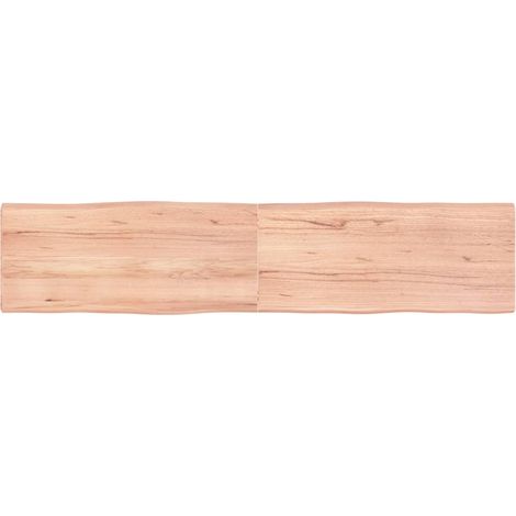 Dessus de table,Plateau de table,Plan de travail bois chêne massif traité bordure assortie CIV476639 (1/5)