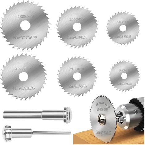 Cutting discs for rotary tools – Mini circular saw blades for wood, plastic, metal