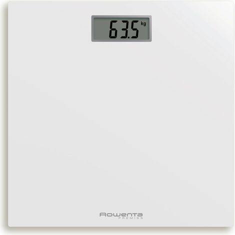Báscula de baño digital Rowenta Premiss, pantalla grande, capacidad de 150 kg