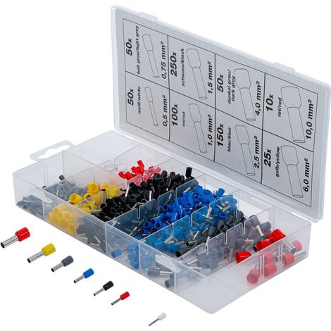 Assortiment de cosses isolées 685 pièces BGS (1/3)