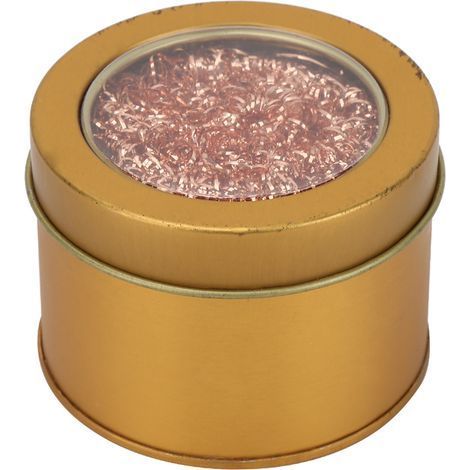 Boule de Nettoyage de Fil de Nettoyeur de Pointe de Fer à Souder en Acier Inoxydable, en Acier Inoxydable, Adaptée au Nettoyage de la Tête de Fer à Souder (1/5)
