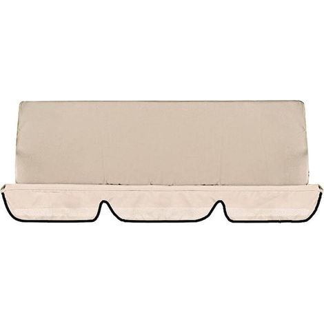 Housse de protection pour fauteuil à bascule de jardin, imperméable et anti-pli, interchangeable, résistante aux intempéries, taille standard, idéale pour meuble extérieur (1/4)