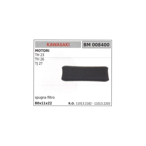 Spugna filtro aria KAWASAKI tagliasiepi TH 23 26 TJ 27 008400