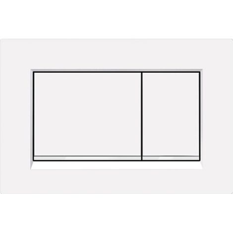 Applies to Geberit Sigma30 dual-flush plate, matt white (115.883.01.1)